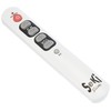 SeKi Slim weiss lernfähige Universal-Fernbedienung mit großen Tasten - für