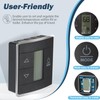 Bonbo 3316250.712 Digital LED Black Thermostat for RV/Camper Conditioner, Replace