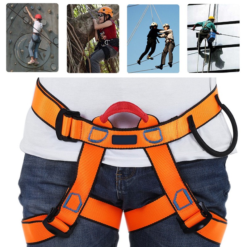 Half Body Safety Belt for Rock Climbing Mountaineering Rappelling Aerial