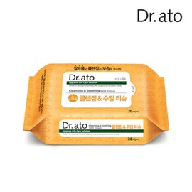 Dr. Ato 닥터아토 클렌징수딩 티슈 20매 36팩 Dr. Ato Cleansing Soothing Wipes 20 Sheets 36 Packs