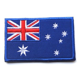Embroidery Each Country's Flag Patch (3''X2'', Australia)