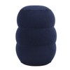 Inflatable Foot Rest Double Valve Blue PVC Flocking Washable Inflatable