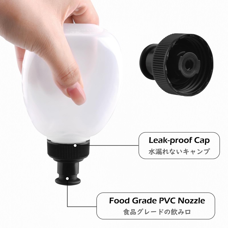 TRIWONDER Water Bottles Leakproof Running Hydration Bottle Small Water Bottle