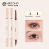 GECOMO 더블 엔드 거짓말 누에 펜슬 아이라이너 메이크업 쉬머 01mm