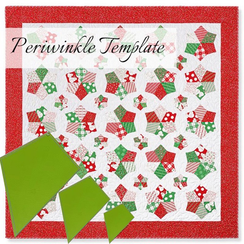 3 Pcs Periwinkle Quilting Template Quilt Stencils Quilter Styling Tool