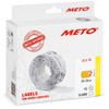 Meto Price Gun Labels (22 x 12 mm, Permanent, Fluorine