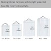 Brightalk Nesting Canisters Sets for the Kitchen, Set of 4