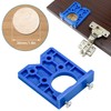 Bestgle Concealed Hinge Jig Kit, Woodworking Tool, Drill Bits, Hinge