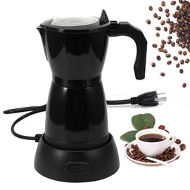 SHANGSKY Coffee Pot Electric Moka Pot 6 Cup, Espresso Coffee Maker Cafeteras Electricas Italian Coffee Maker Espresso Makers Portable Aluminum Electric Mocha Pot, Coffee Machine Moka Maker