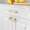 Amerdeco 10 Pack Brushed Brass Cabinet Knobs Single Hole Cabinet