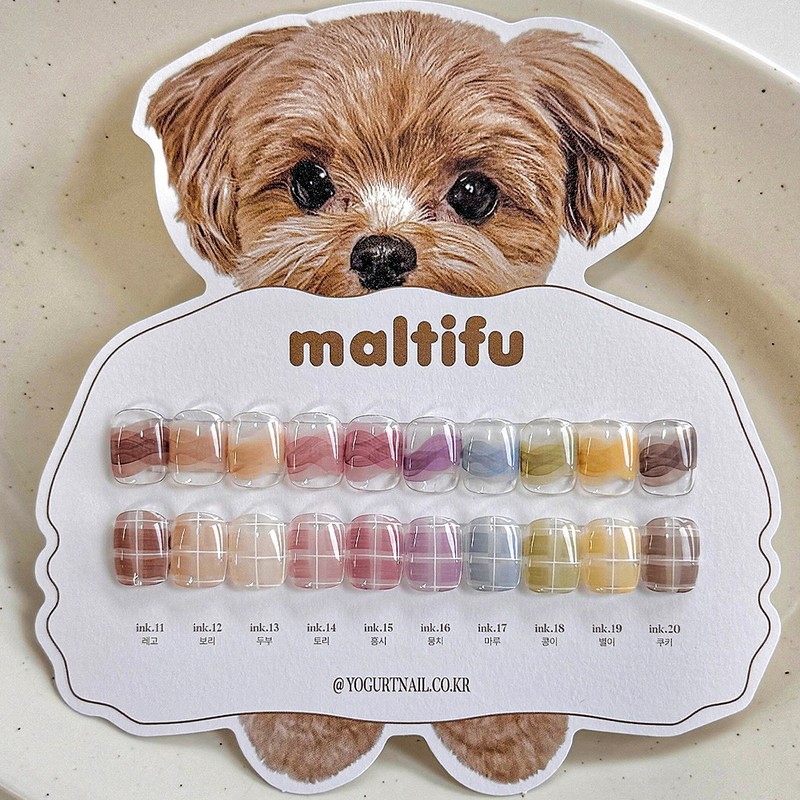 Yogurt Gel Maltipoo 10 Piece Set Ink Gel Art Liquid