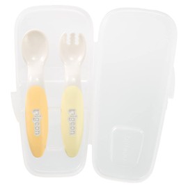 PIGEON Pigeon Self-Usable Spoon & Fork with Case FRESH