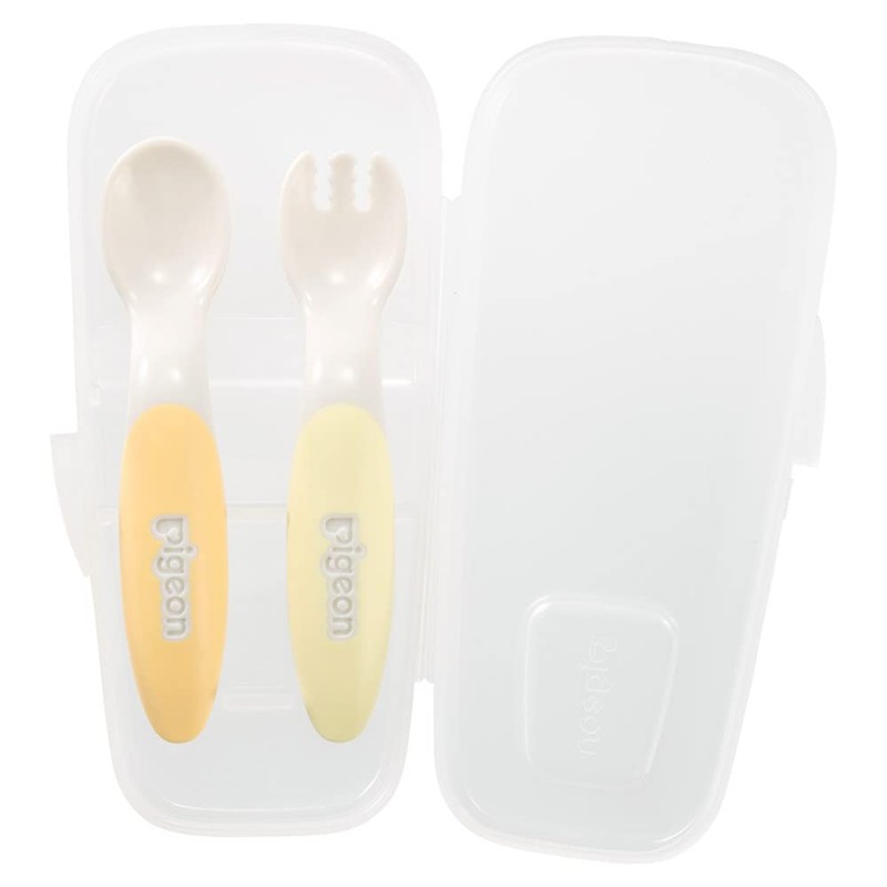 PIGEON Pigeon Self-Usable Spoon & Fork with Case FRESH