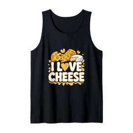 I Love Cheese Cute Cheese Enthusiast Fun Tank Top