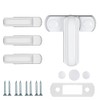Sash Blocker Window Jammer Black Strong Zinc Cast Alloy Extra