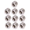10pcs Male Thread Internal Hex Countersunk Plug Fitting Thread Socket