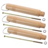 LABRIMP 3sets Wooden Replacement Handles for Pots Scald Heat Insulated