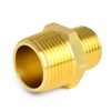 TAILONZ PNEUMATIC 5PCS Brass Pipe Fitting, Reducer Adapter, Hex Nipple,