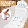 LIFEJXWEN Bath Pillow Full Body with Extra Lumbar Cushion ·