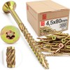 Lun Fix Chipboard Screws 4.5 x 80 mm | Pack