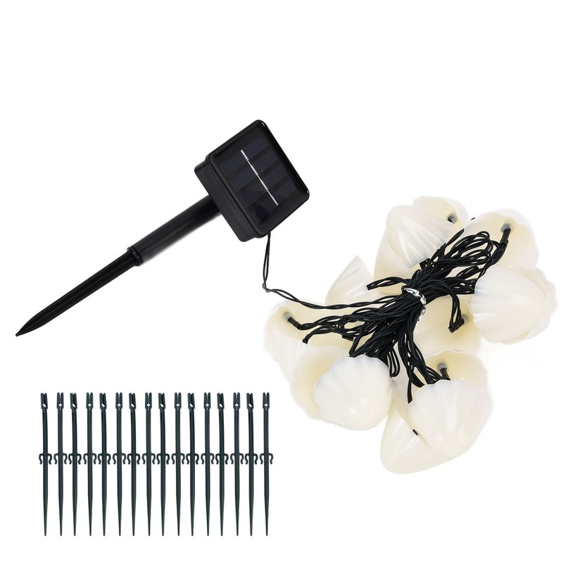 Solar Light String Waterproof Outdoor Garden Landscape Light 20LEDs 8