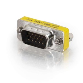 C2G HD15 VGA Male to VGA Female Mini Port Adapter Connection