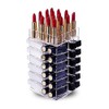 HBlife Lipstick Holder, Acrylic Rotating 64 Lipstick Tower Organizer Spinning