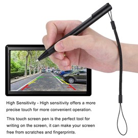 ciciglow Stylus Pens, Resistive Touchscreen Stylus Pencil, Scratch-Resistant Stylus Pen with Spring Rope for POS PDA Navigator