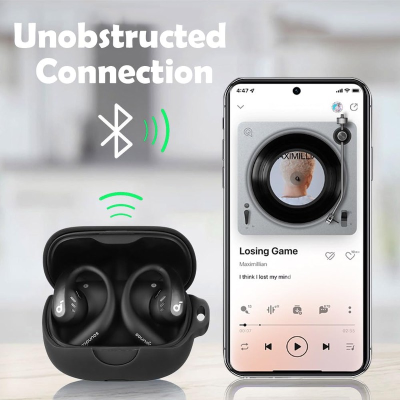 [2 Pack] easyBee Case Compatible with Soundcore AeroFit Pro Open-Ear
