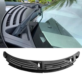 DIBON AUTO Pair Windshield Wiper Cowl Panel Grille for Ford F150 2009-2014 Left Right Front Windshield Cowl Panel Grille Vents Set Insert BL3Z15022A68A BL3Z15022A69A
