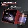 none Large View Welding Helmet Solar True Color Auto Darkening