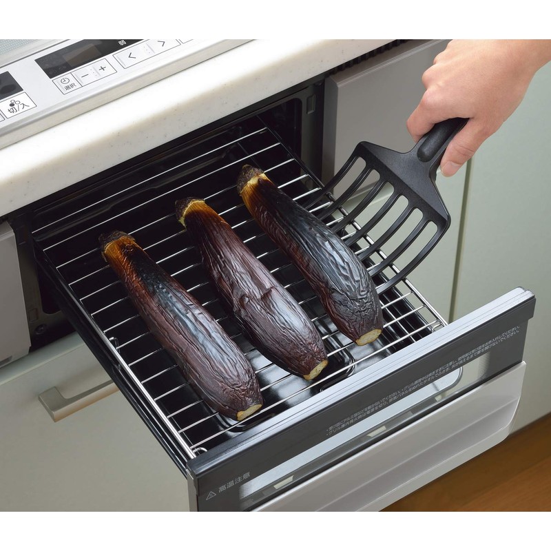 Yoshikawa Grill Scooper Wide Wide 4.45 inches Heat Resistant 180℃