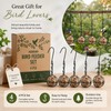 4-Pack Metal Bird Feeder for Garden Feeding – Hanging Suet