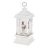 Ganz MX182149 LED Light Up Shimmer Snowman Lantern, 10.5 Inches