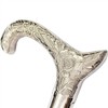 Wooden Palm Walking Stick | Crutch Support Wood & Brass