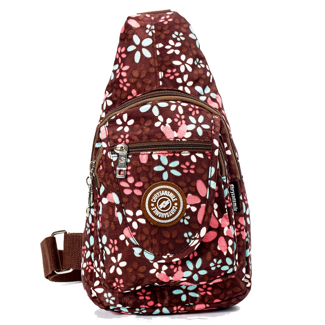 Travel Crossbody Sling Bags For Women Single Waterproof Sling Shoulder Backpack For Kids Girl - Rosered