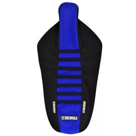 Enjoy Mfg 2005-2014 YAMAHA TTR 230 SEAT COVER Enjoy MFG BLACK & BLUE w/ BLACK RIBS #97