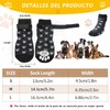 Monlida Calcetines Antideslizantes para Perros con Protectores de Patas,Calcetines Antideslizantes