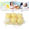 6pcs Bath Salt Ball Moisturizing Colorful Kid Friendly Mild Lemon