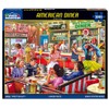 White Mountain Puzzles American Diner, 1000 Piece Jigsaw Puzzle