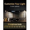 HOLKPOILOT Ultra Thin Puck Lights with Remote, LED Under Cabinet