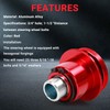 Steering Wheel Quick Release Kit, Universal 360 Degree 3 Holes