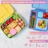 Likealot 4 Pack Silicone Snack Container, 3.4 Oz Silicone Lunch