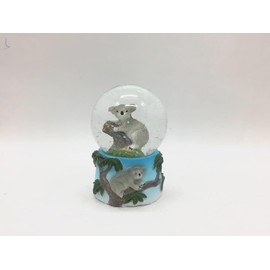 Cornelißen Glitter Ball Koala Height 6.5 cm Animal Snow Miniature Shaker Glass Ball