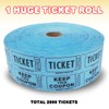 ArtCreativity Double Carnival Tickets Roll with 2000 Tickets, Numbered Event