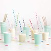 Striped Paper Straws | Lavender | 40 Pcs.