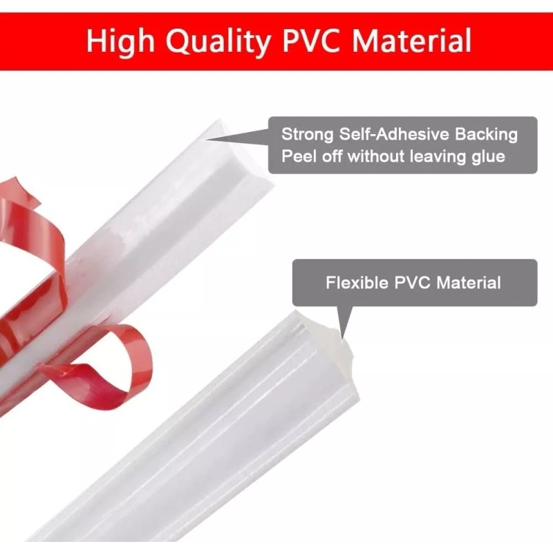 TENDER LIHOME Moldura Esquinero Pared Cenefa Para Interior Decorativa 5