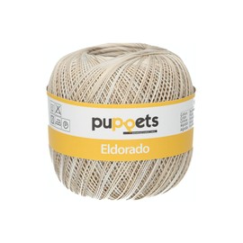 Puppets 4578012-00122 Crochet Yarn, 100% Cotton, 122, One Size, 52 g
