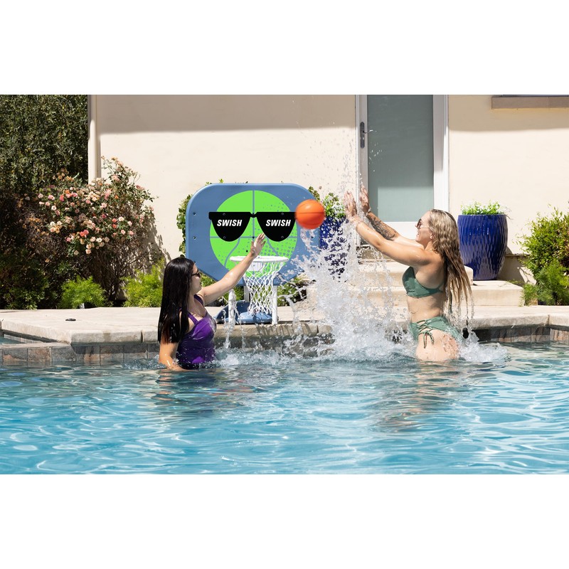 Poolmaster Swish, Swish Pro Rebounder Poolside Basketball Hoop Set for