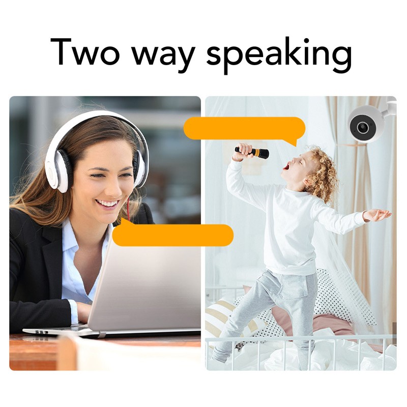 A2 1080P Wireless Camera Night Vision 360 Degree Rotating Motion